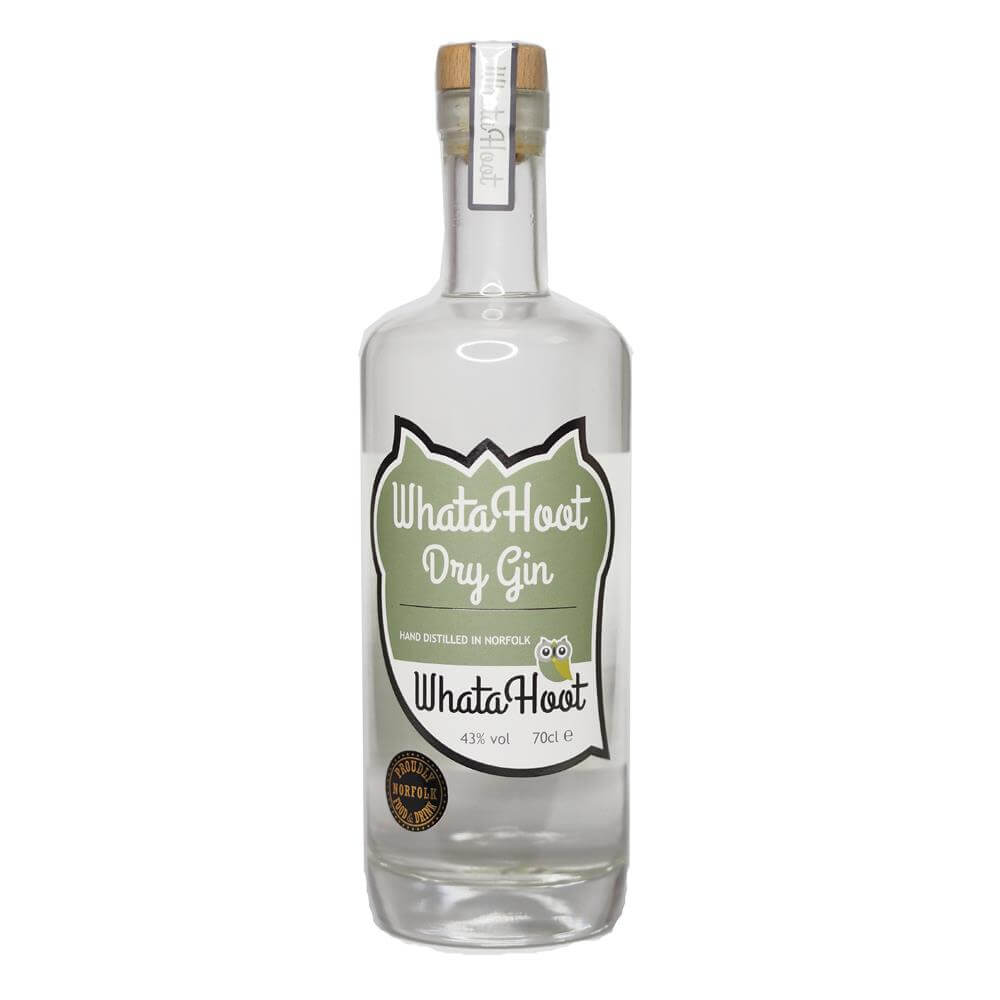 WhataHoot Dry Gin: 70cl